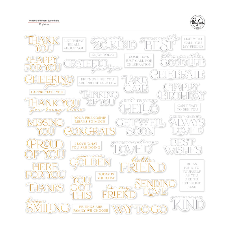 Foiled Sentiment Ephemera