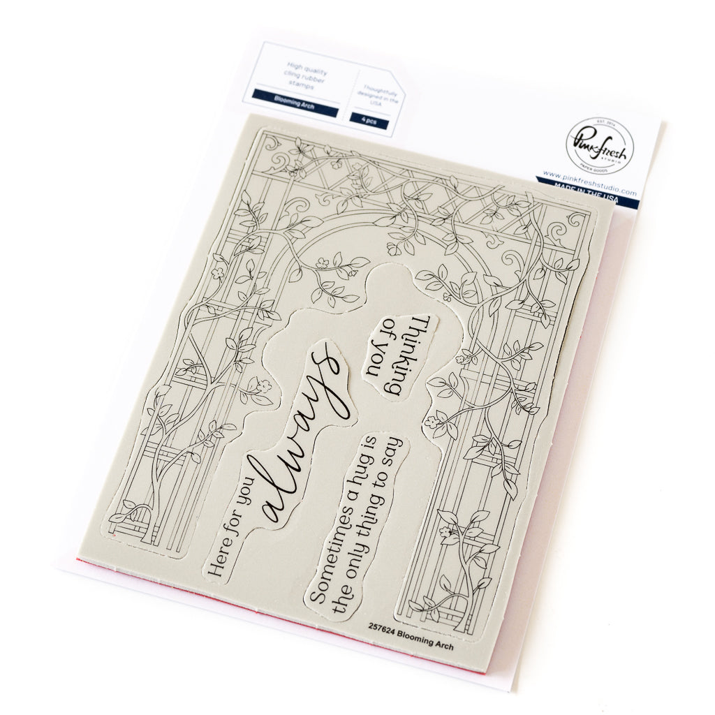 Blooming Arch cling stamp