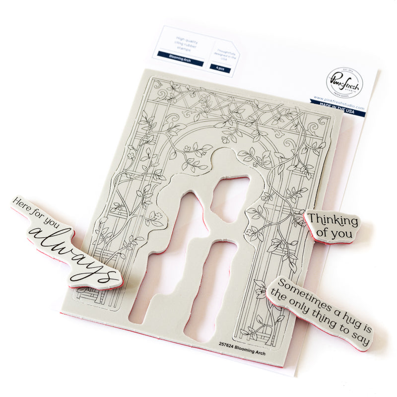 Blooming Arch cling stamp