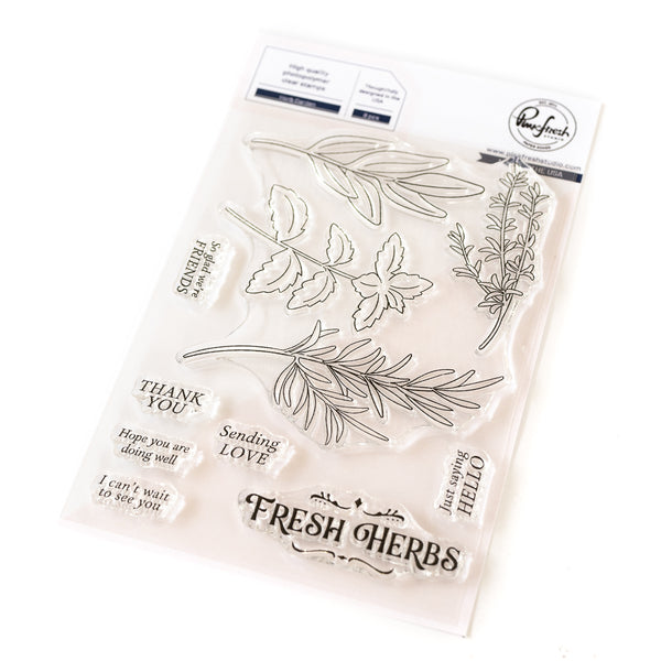 Herb Garden stamp – Pinkfresh Studio