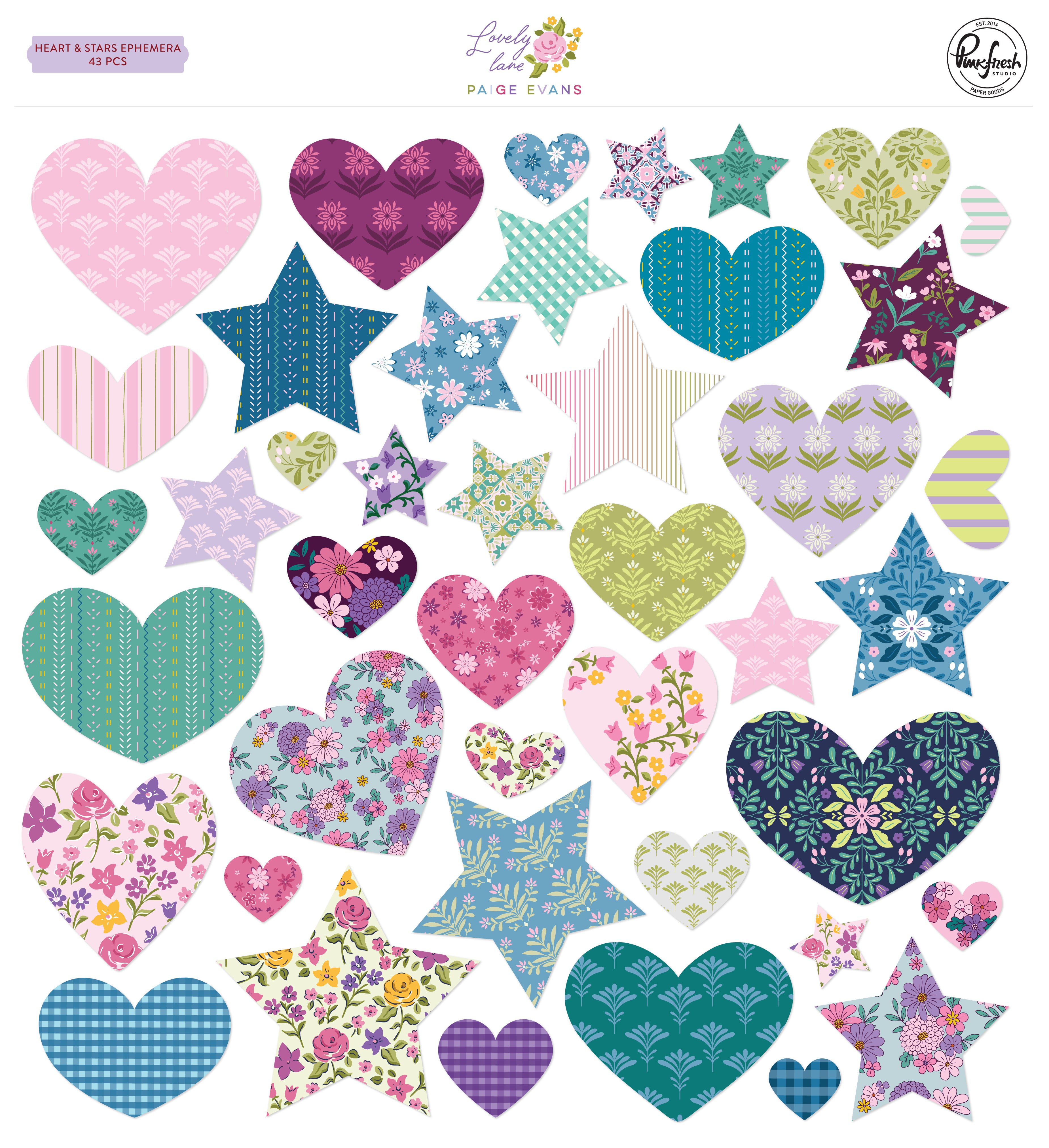 Lovely Lane: Hearts & Stars Ephemera