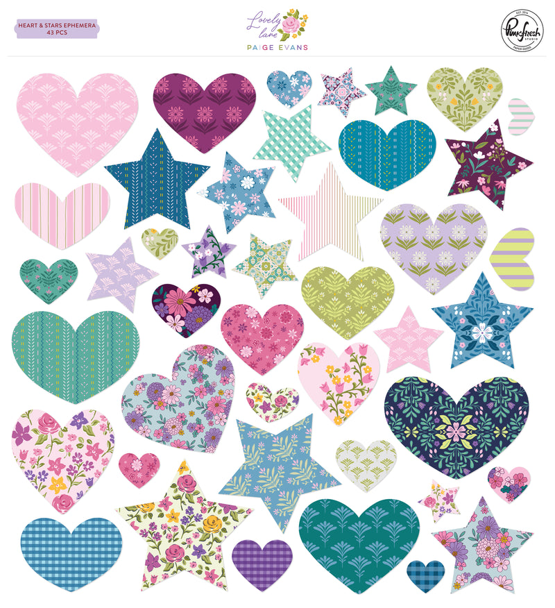 Lovely Lane: Hearts & Stars Ephemera