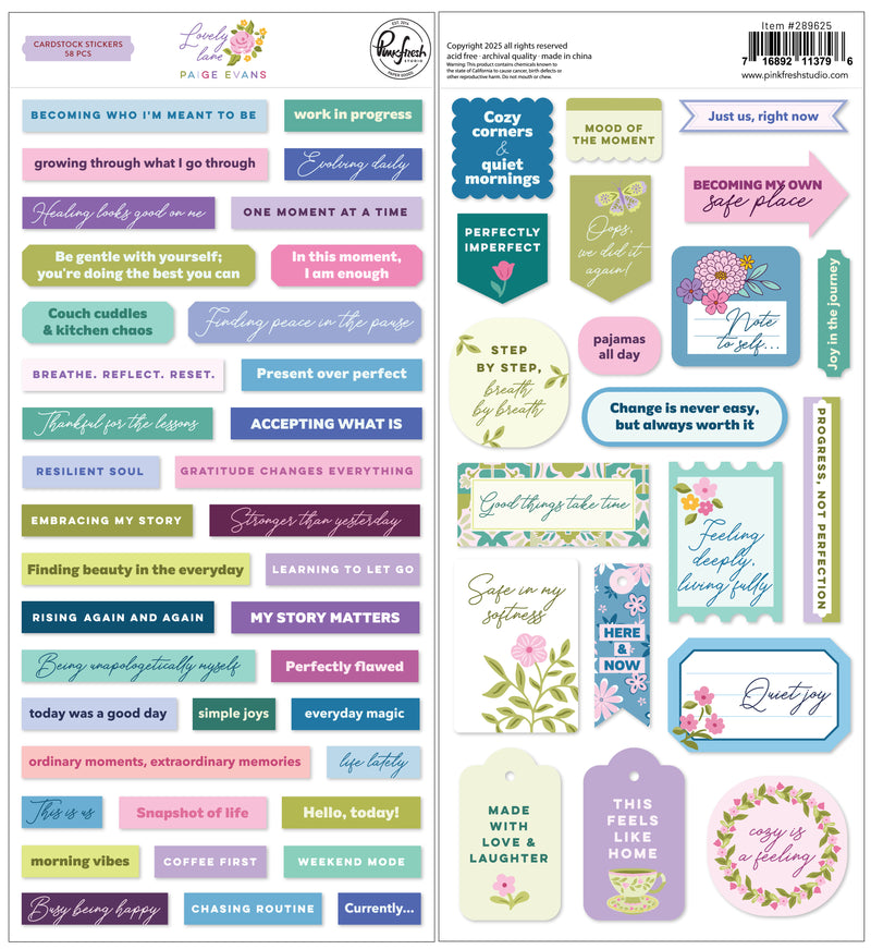 Lovely Lane: Cardstock Stickers