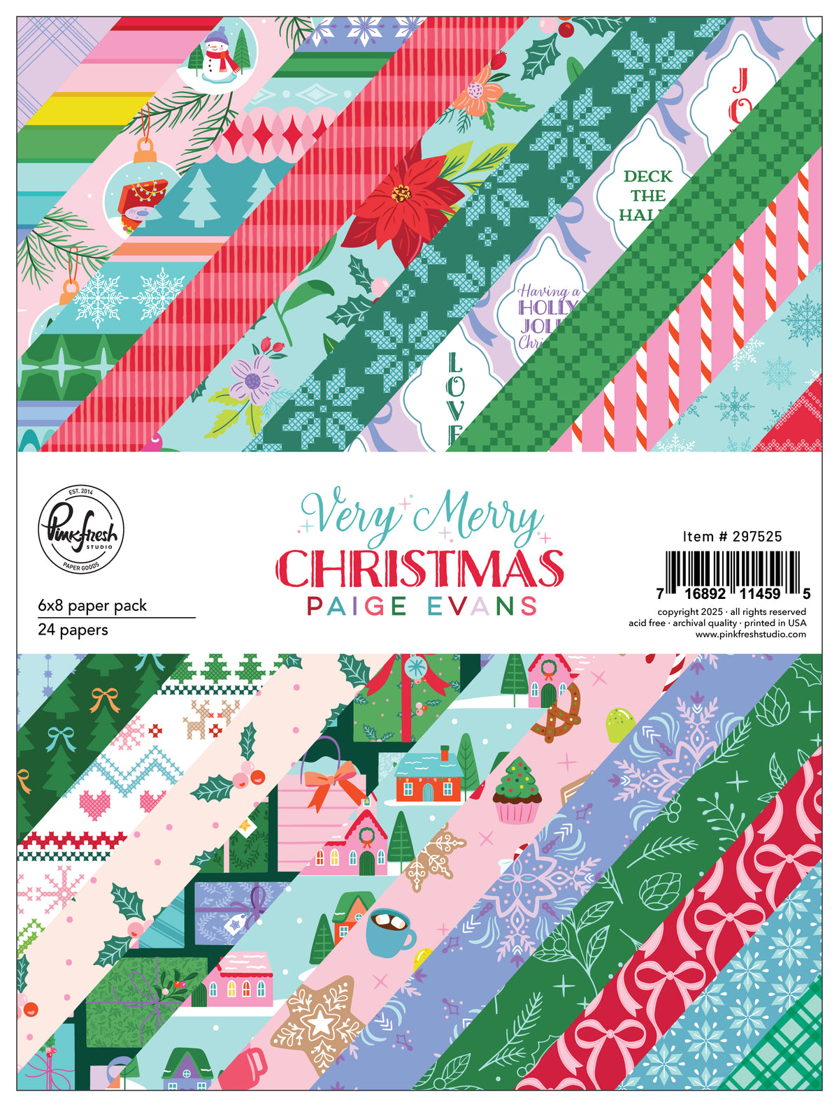 Very Merry Christmas: 6x8 Paper Pack