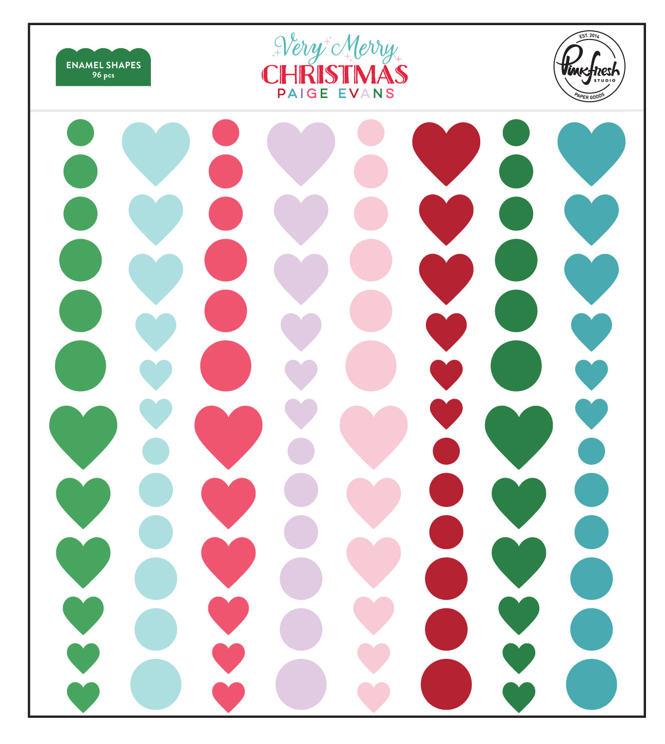 Very Merry Christmas: Enamel Shapes