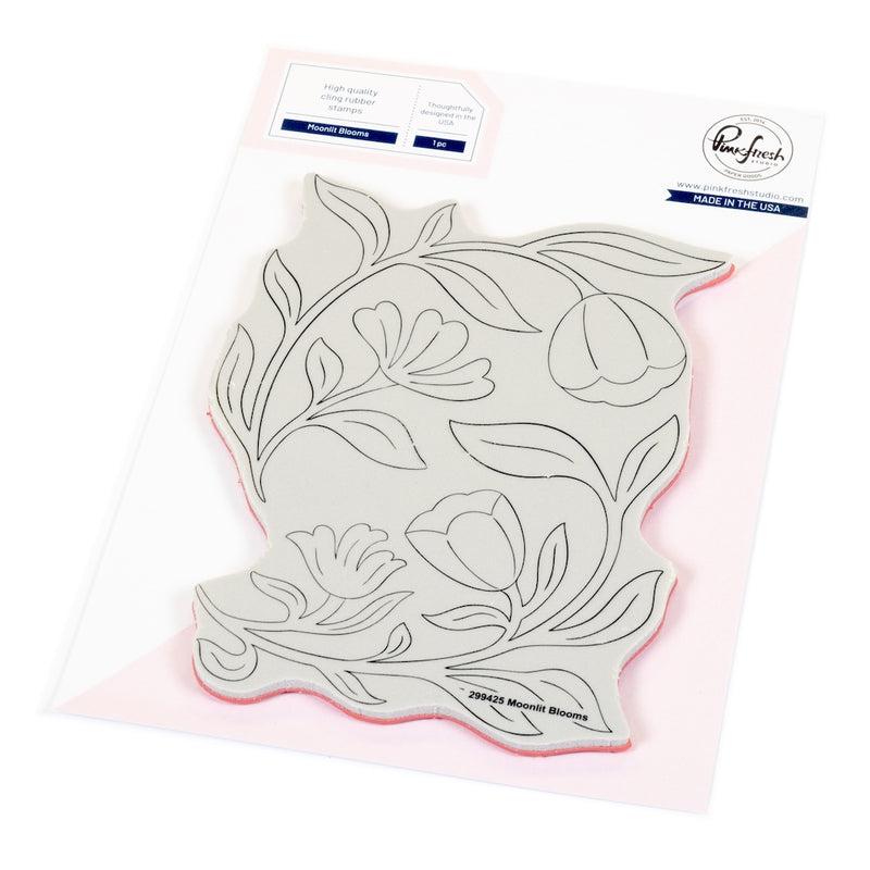 Moonlit Blooms cling stamp