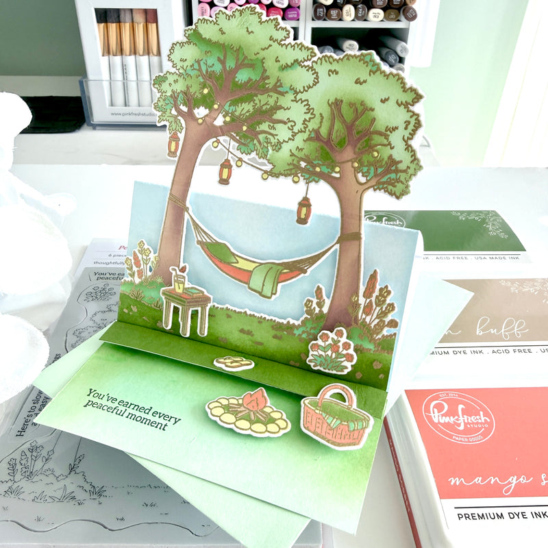 Peaceful Pause cling stamp