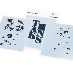 Bloom of Thanks stencil