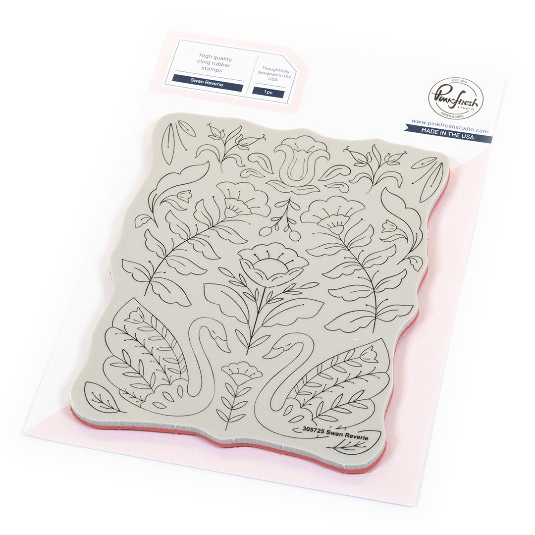 Swan Reverie cling stamp