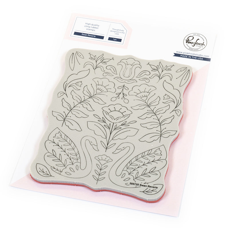 Swan Reverie cling stamp
