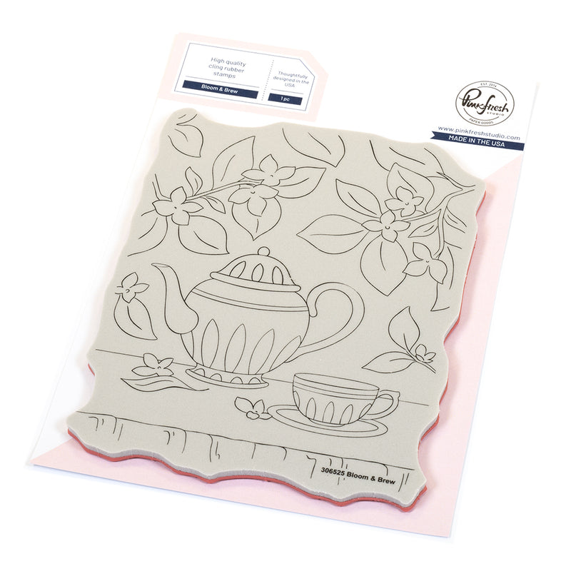 Bloom & Brew cling stamp