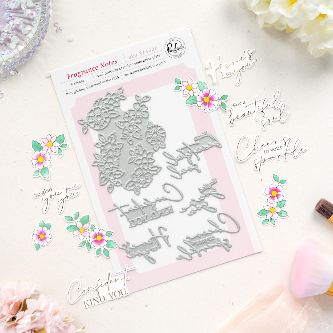 Fragrance Notes press plate