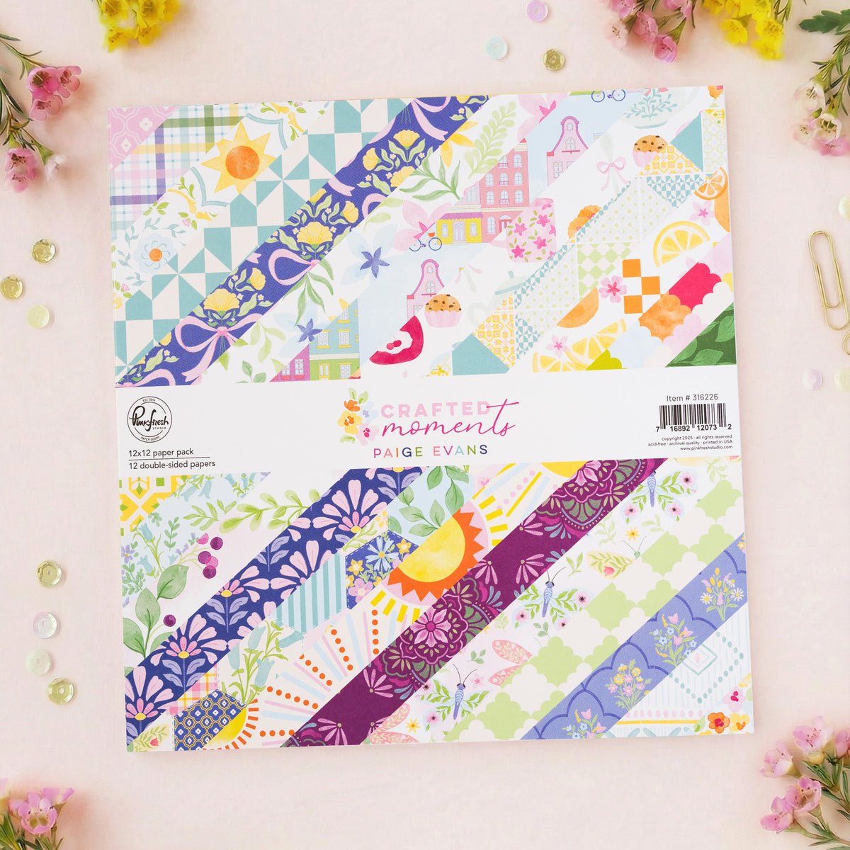 Crafted Moments: 12x12 Paper Pack