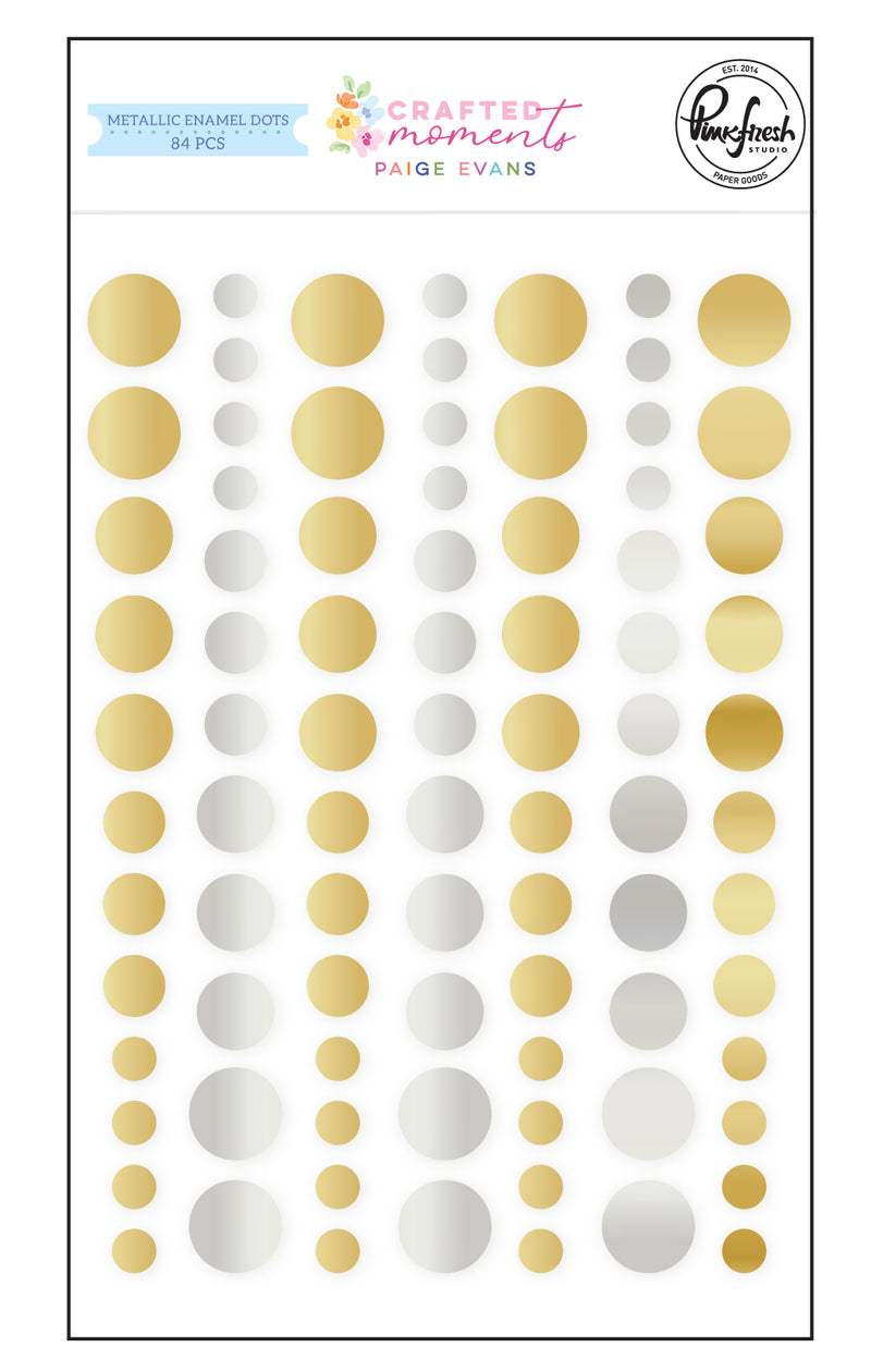 Crafted Moments: Metallic Enamel Dots
