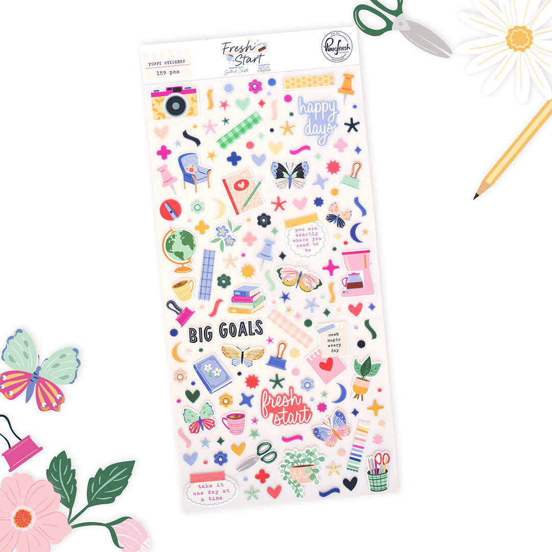 Fresh Start: Puffy Stickers