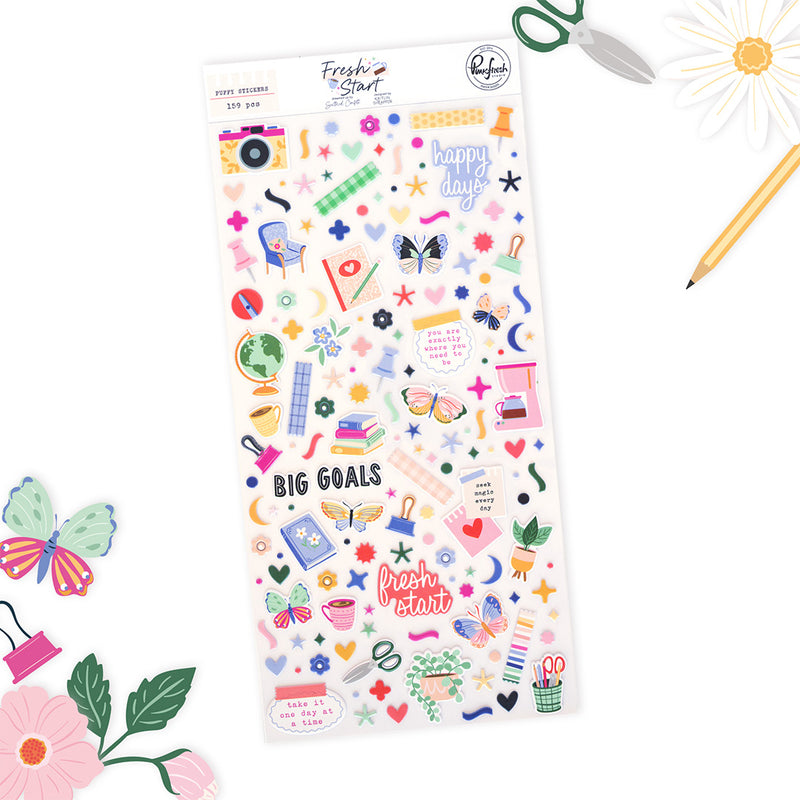Fresh Start: Puffy Stickers