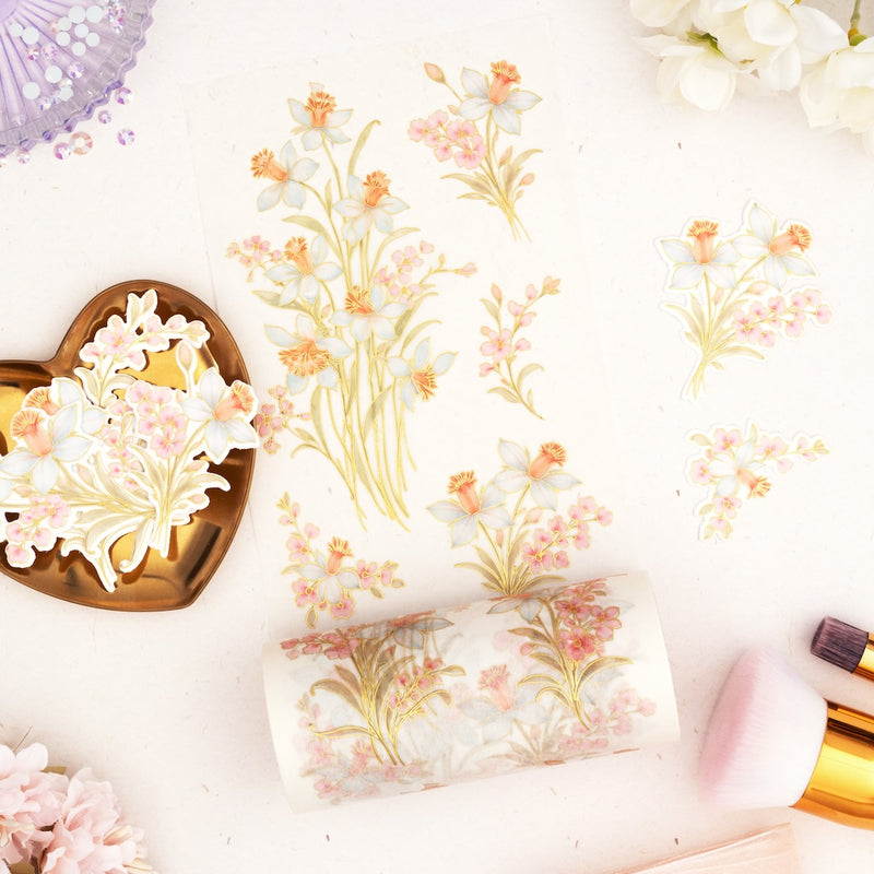 Whispering Daffodils washi