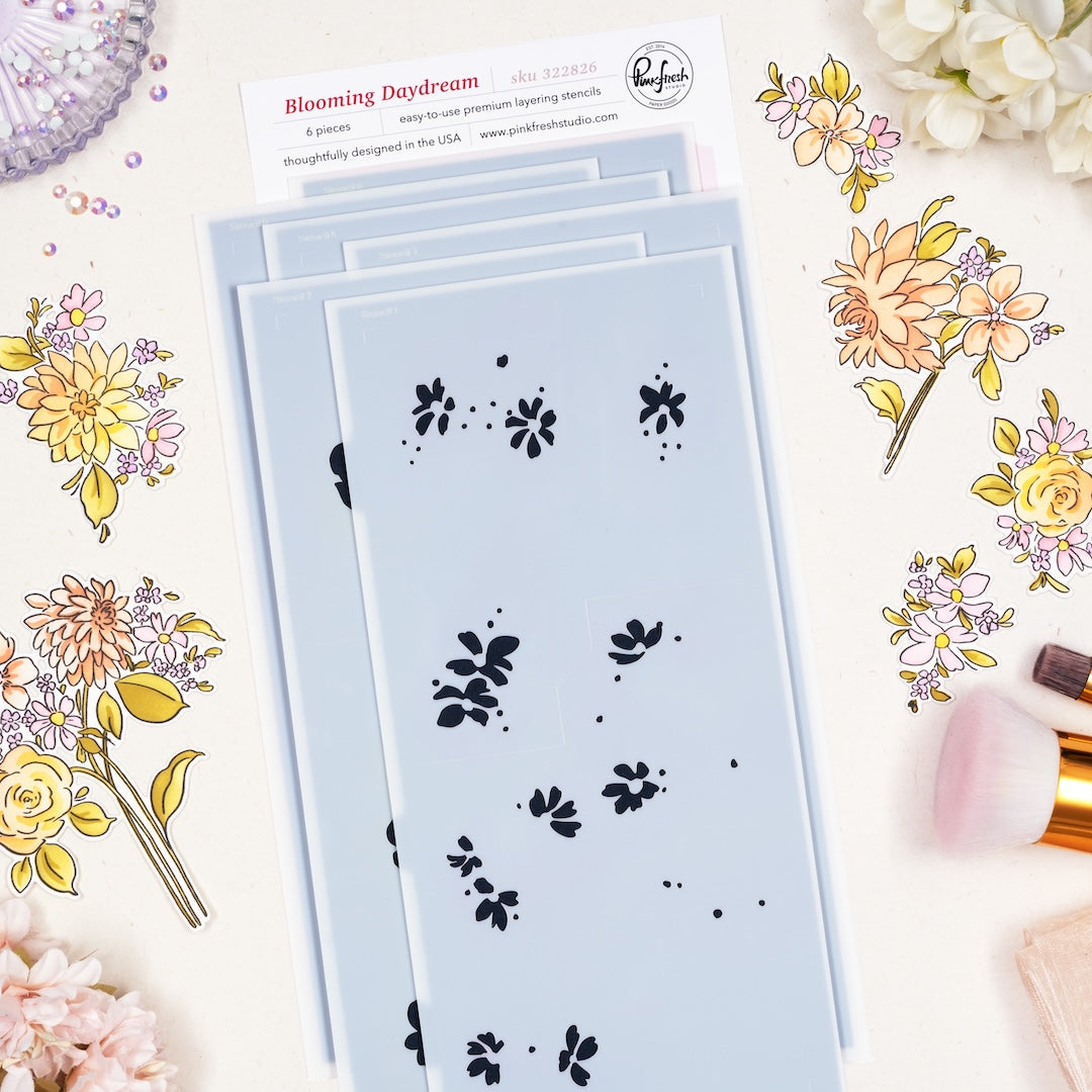 Blooming Daydream stencil