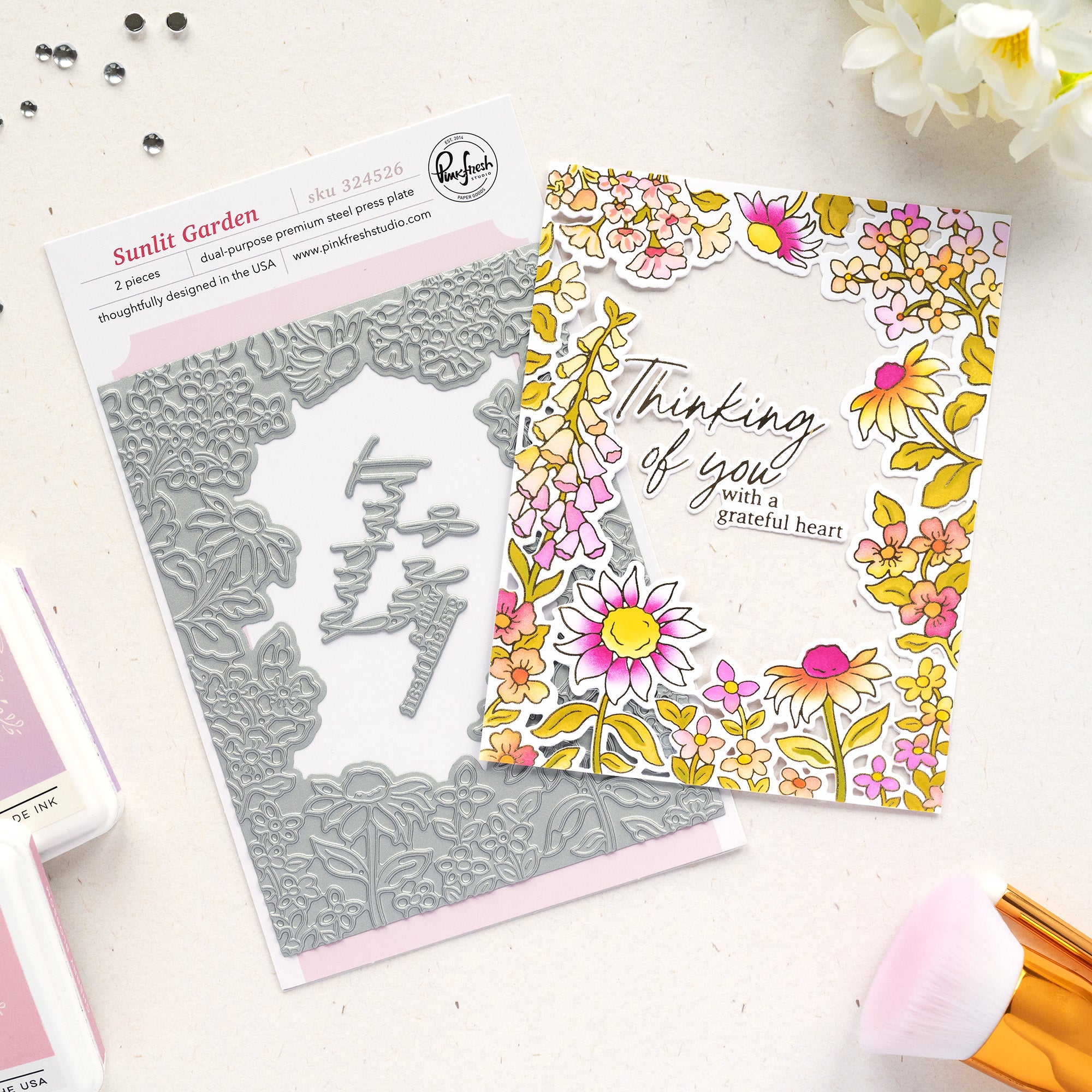 Sunlit Garden press plate