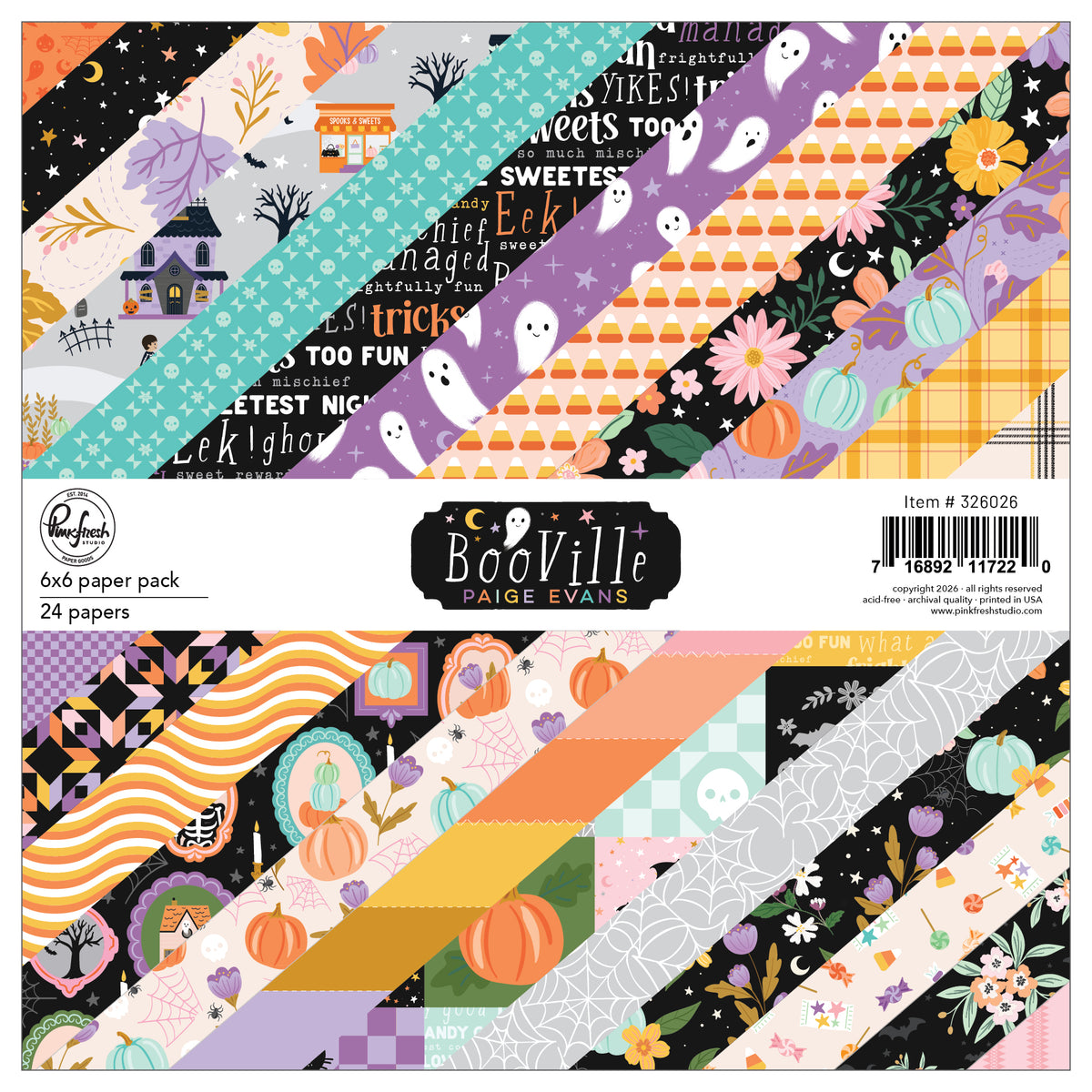 BooVille: 6x6 Paper Pack