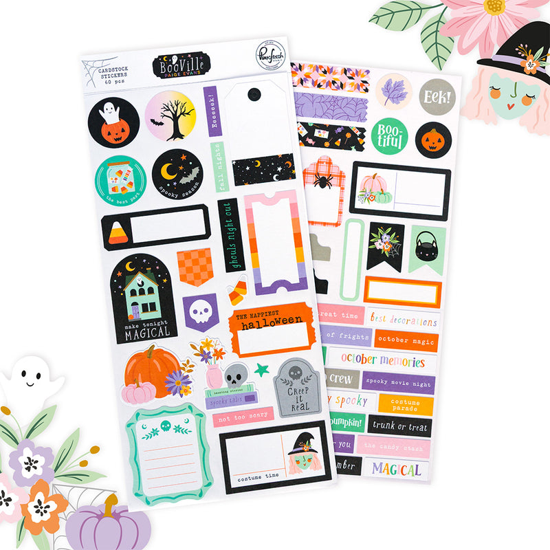 BooVille: Cardstock Stickers