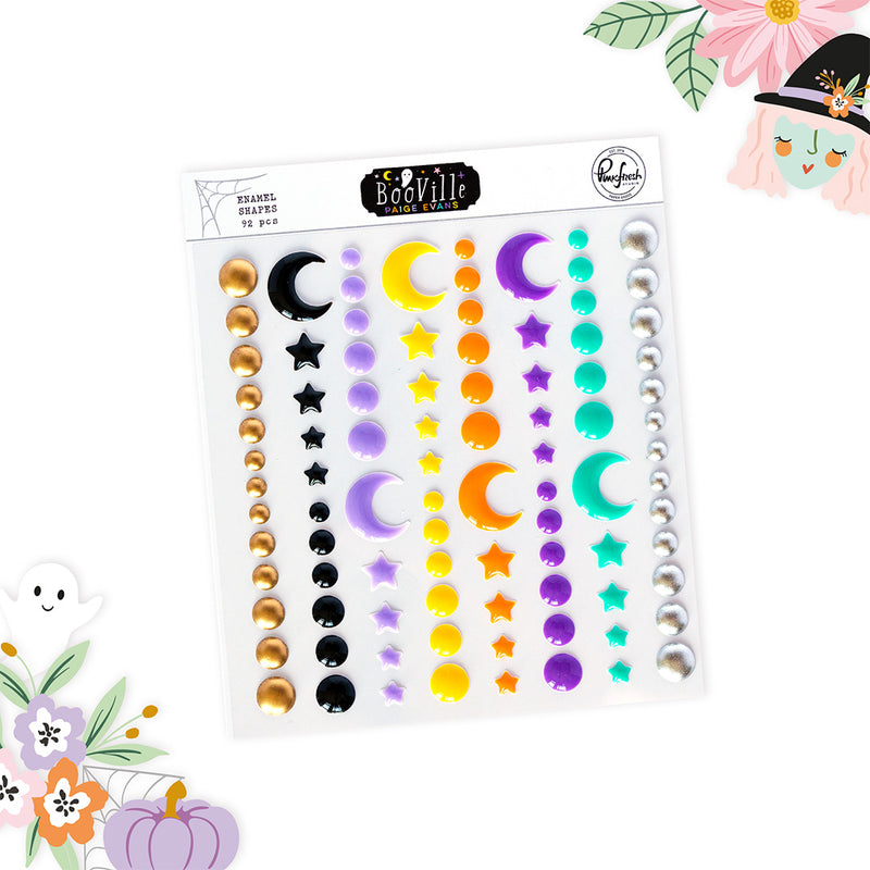 BooVille: Enamel Shapes