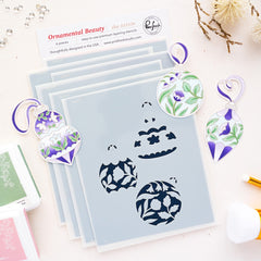Ornamental Beauty stencil