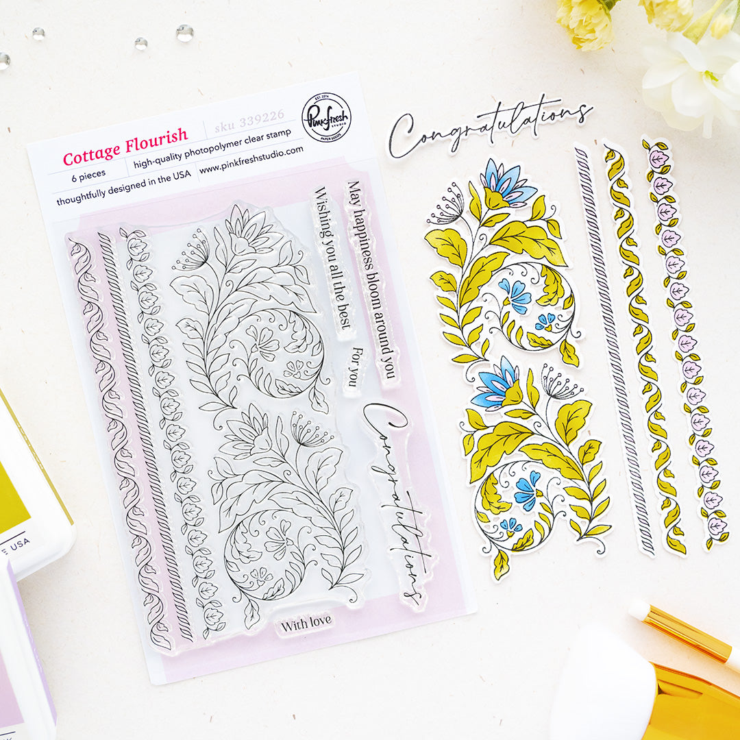 Cottage Flourish stamp