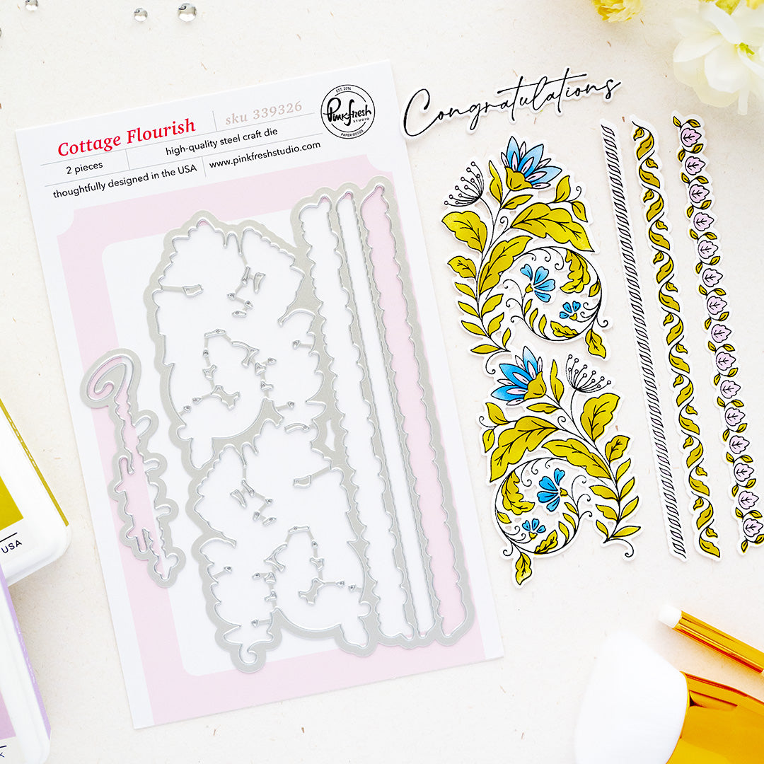 Cottage Flourish die