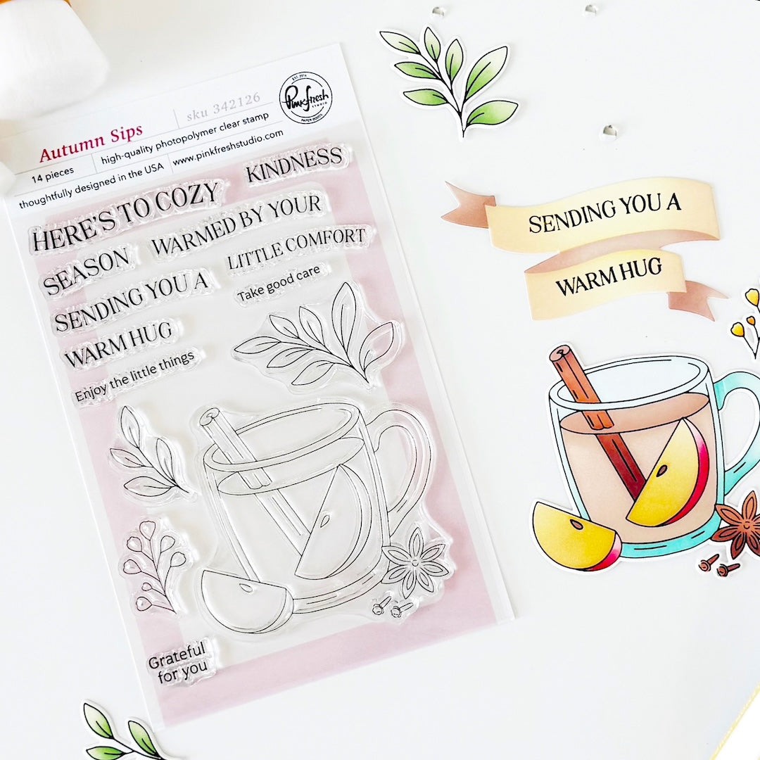 Autumn Sips stamp