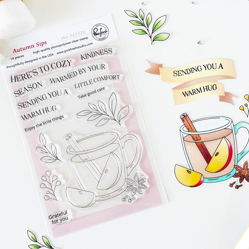 Autumn Sips stamp