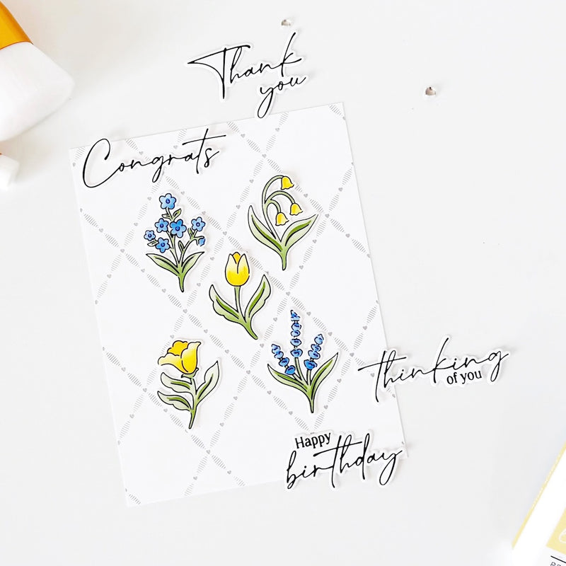Petite Florals stamp