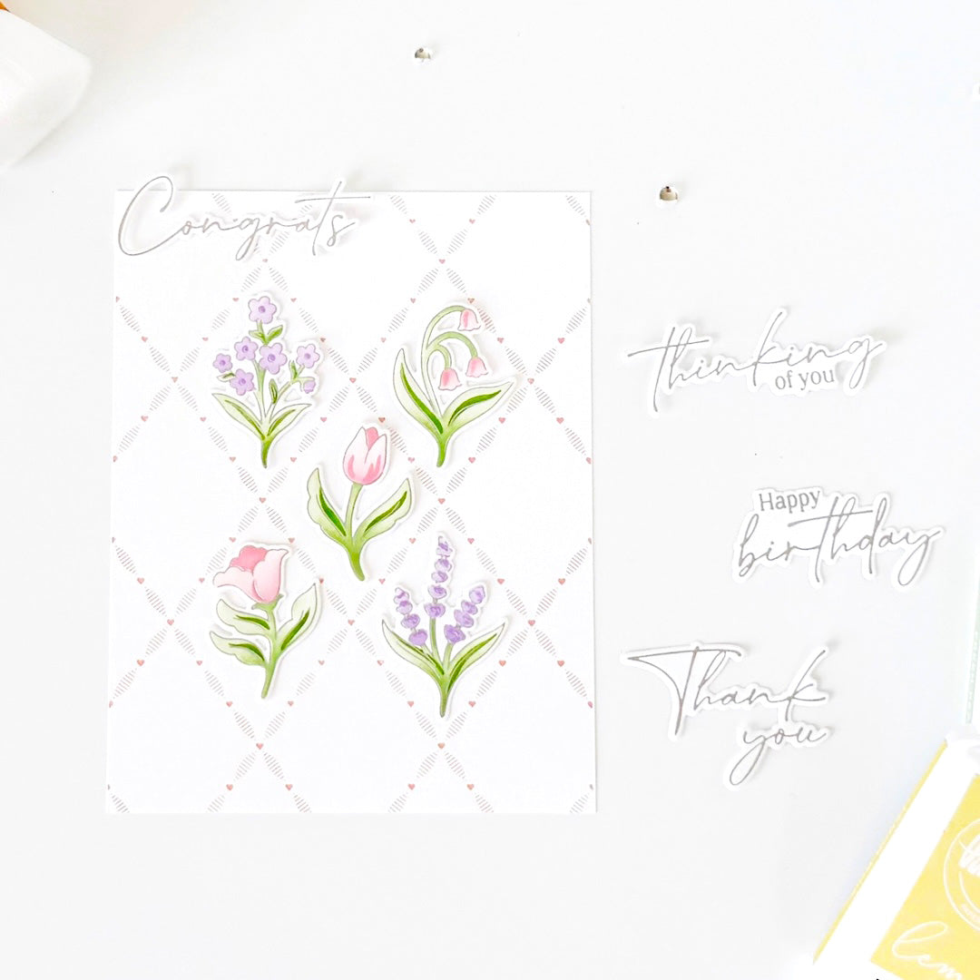 Petite Florals press plate