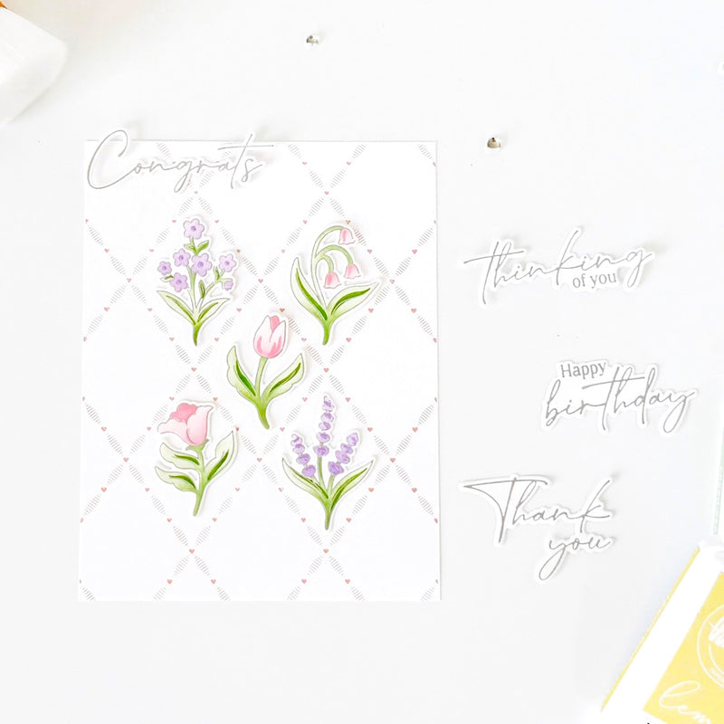Petite Florals press plate