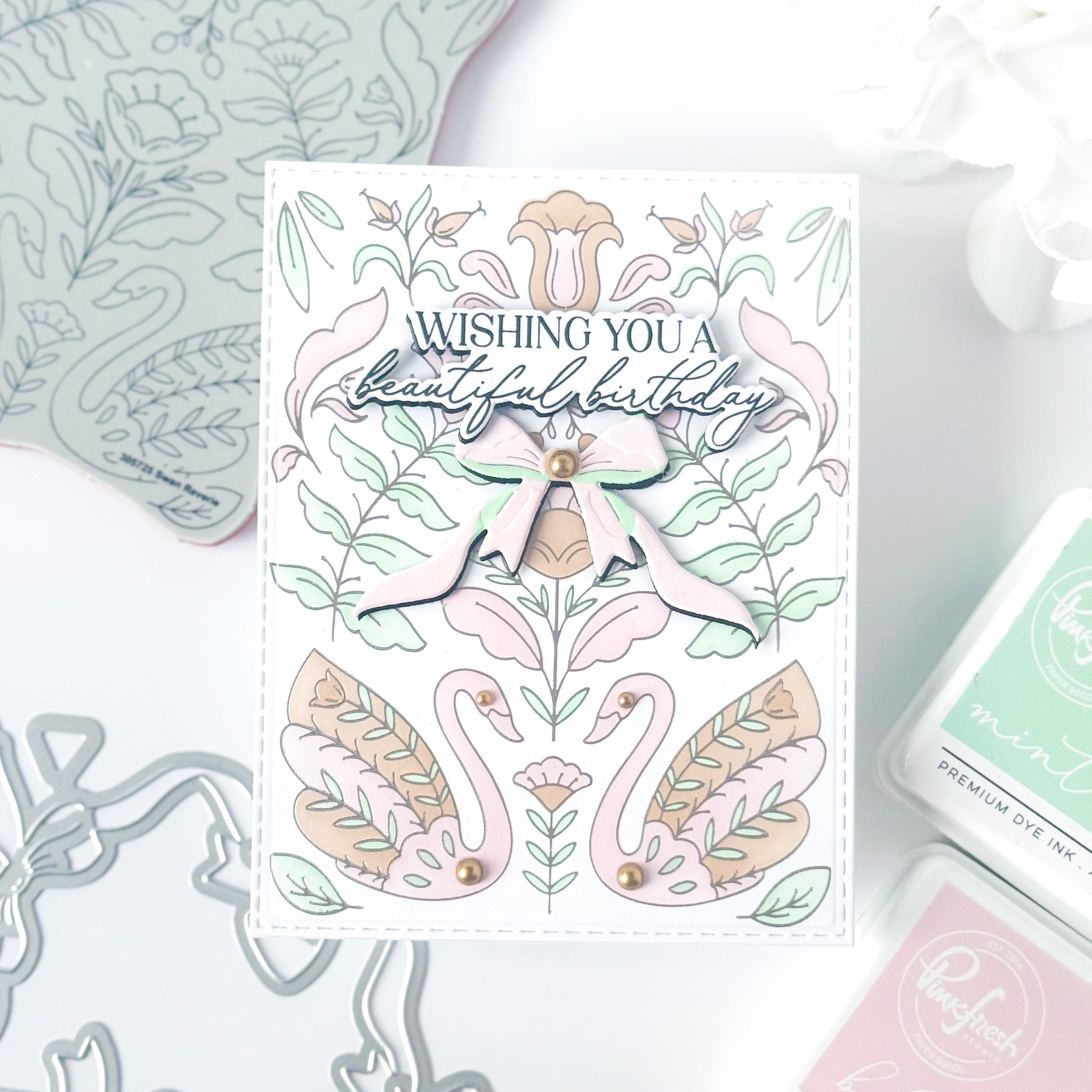 Swan Reverie press plate