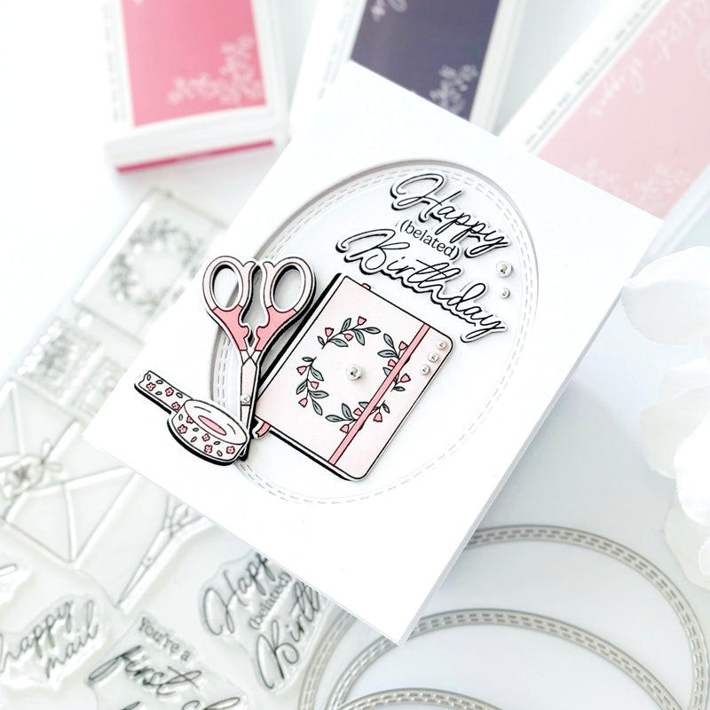 Essentials: Nested Ovals Double Stitch die