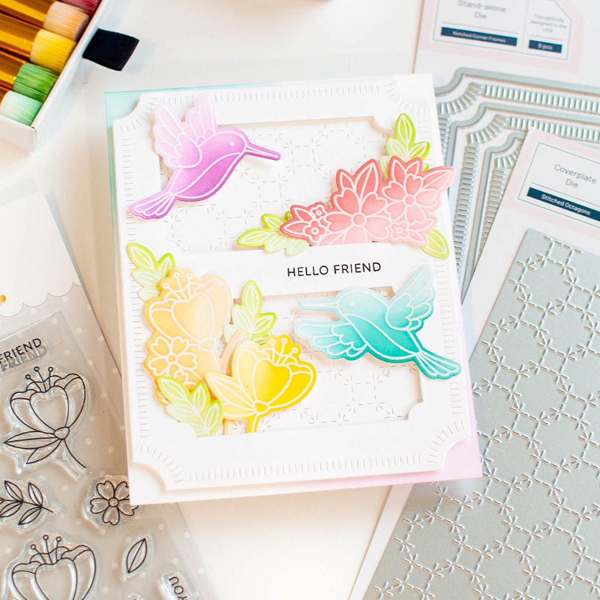 Hummingbird Floral Bundle