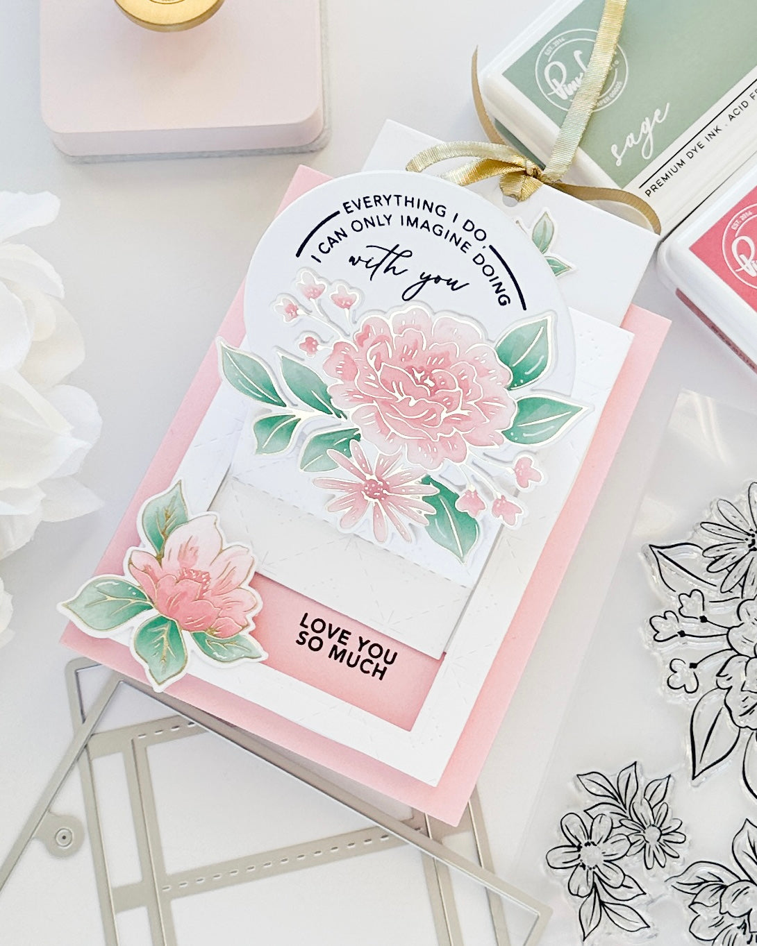 Dreamy Florals stencil