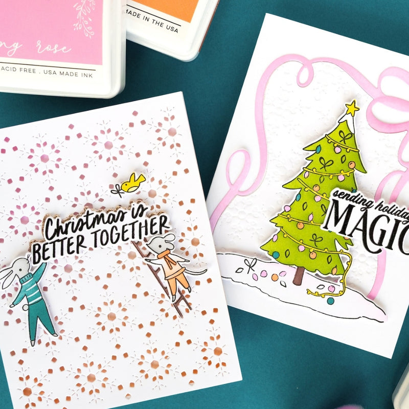 Festive Hearts & Falling Snow Bundle