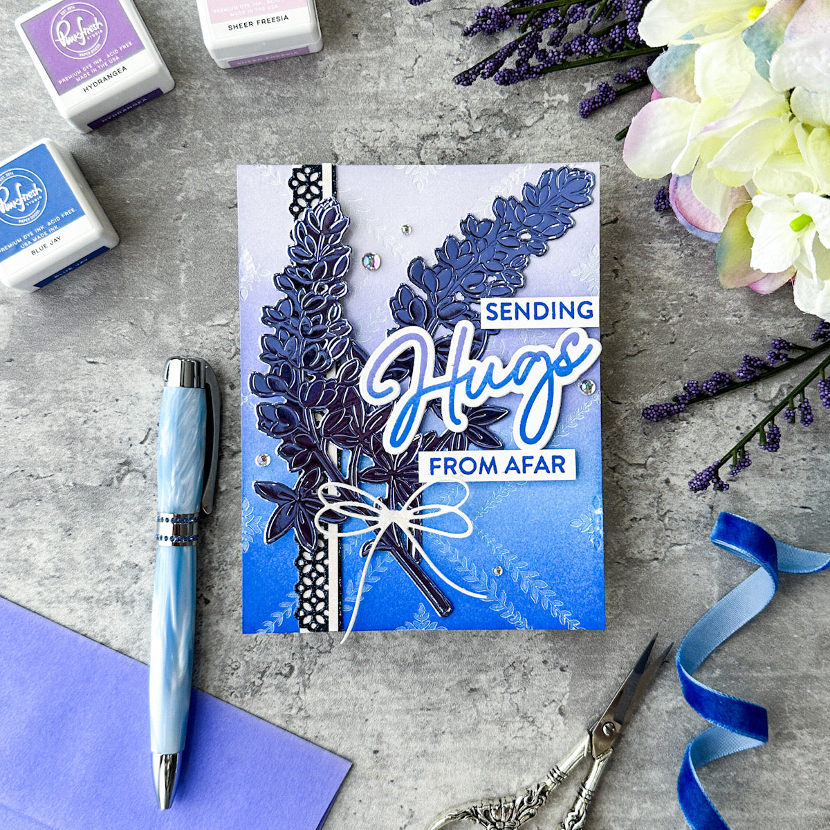 Bluebonnet Bliss die – Pinkfresh Studio