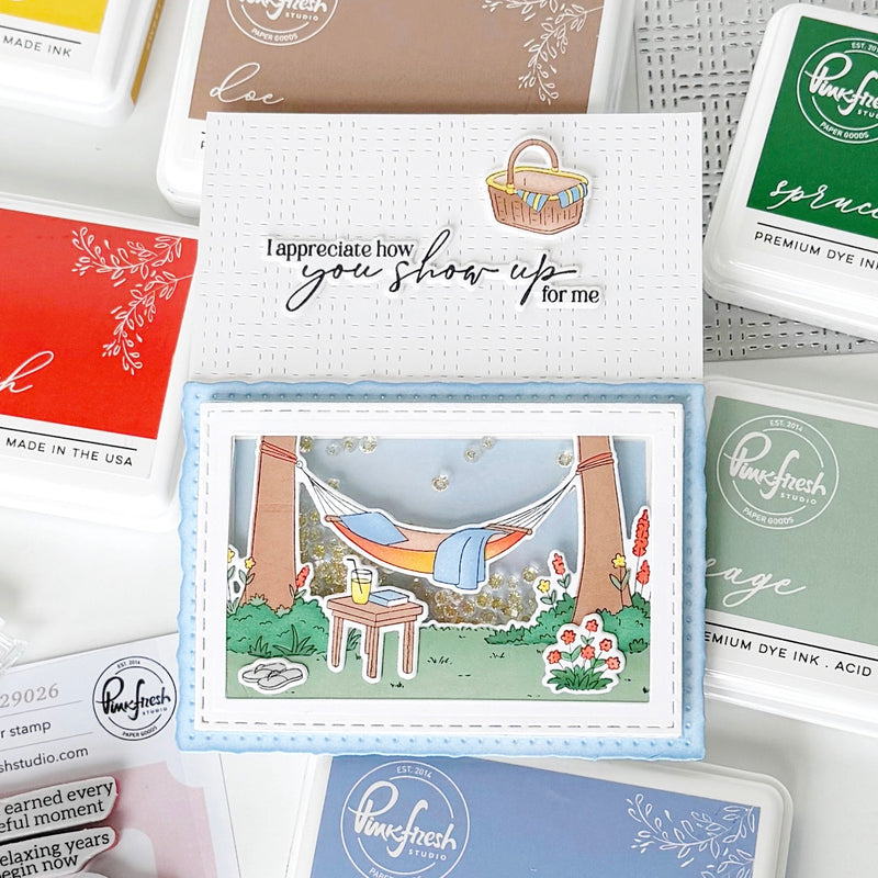 Peaceful Pause cling stamp
