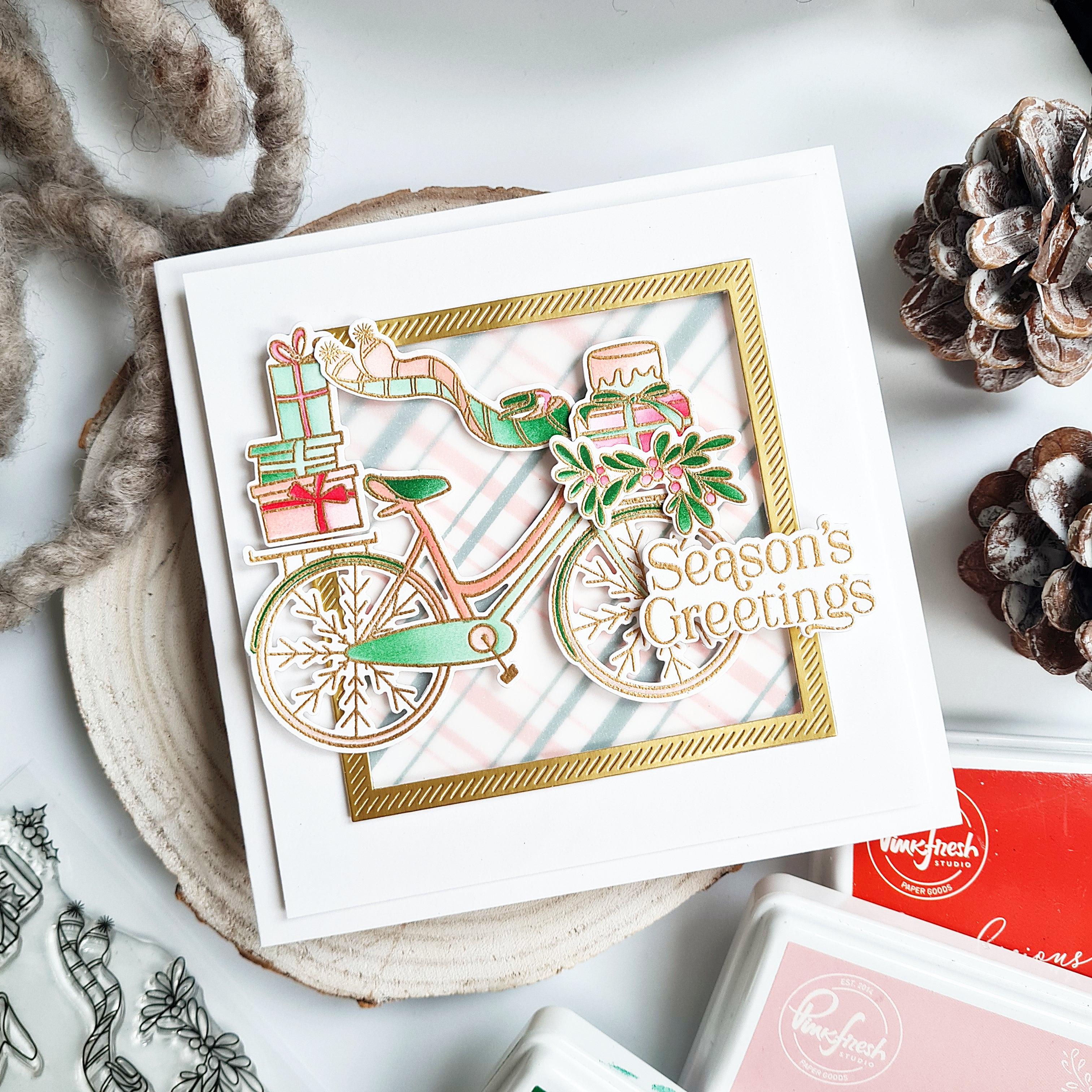 Holiday Bicycle die – Pinkfresh Studio