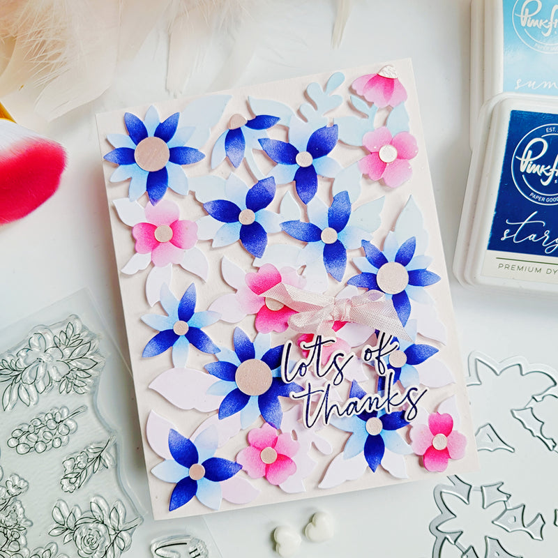 Bloom Burst stencil