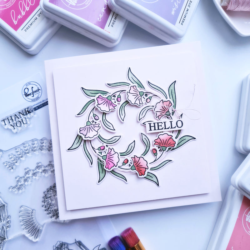 Floral Kaleidoscope stamp