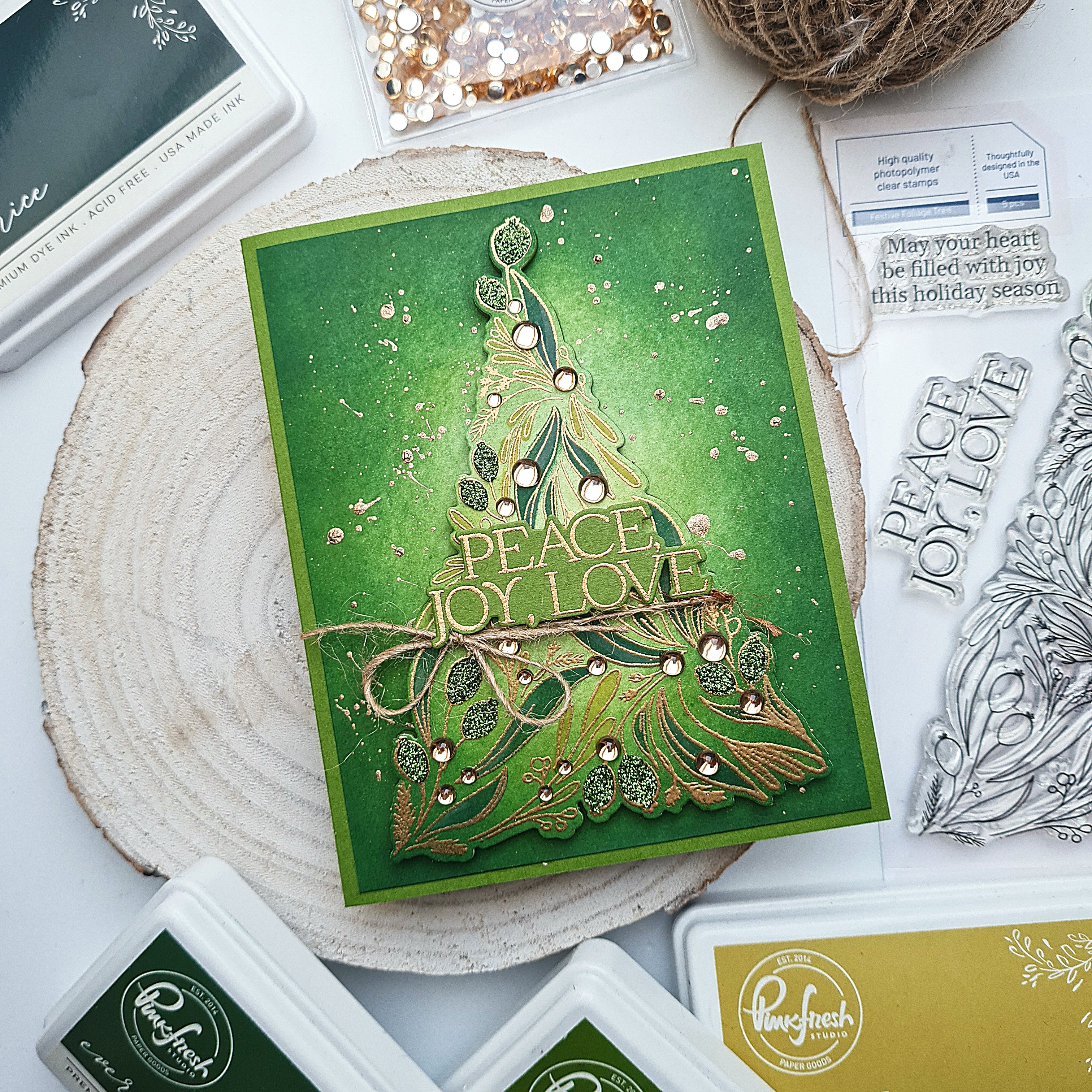 Festive Foliage Tree die – Pinkfresh Studio