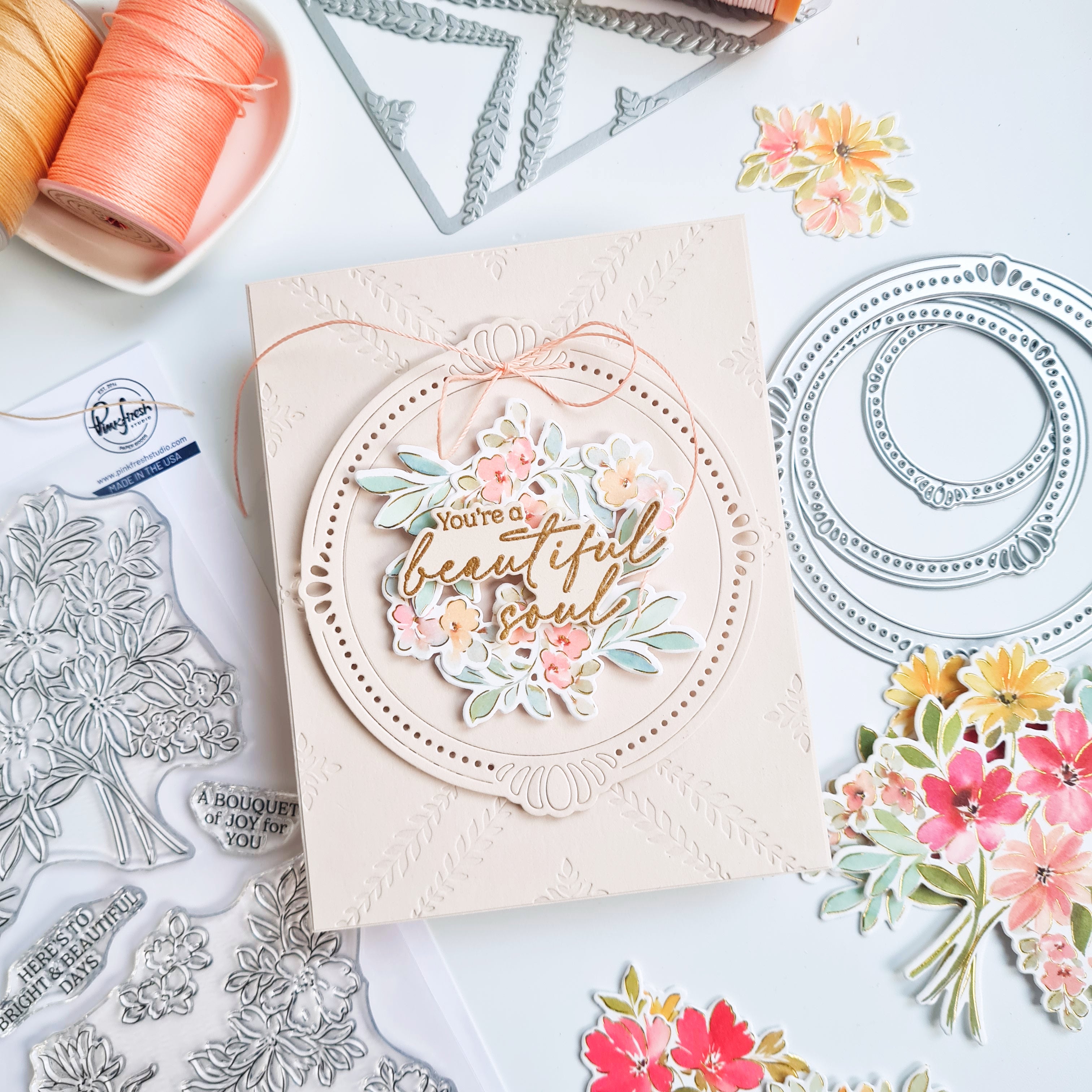 Flowers for the Soul stamp – Pinkfresh Studio