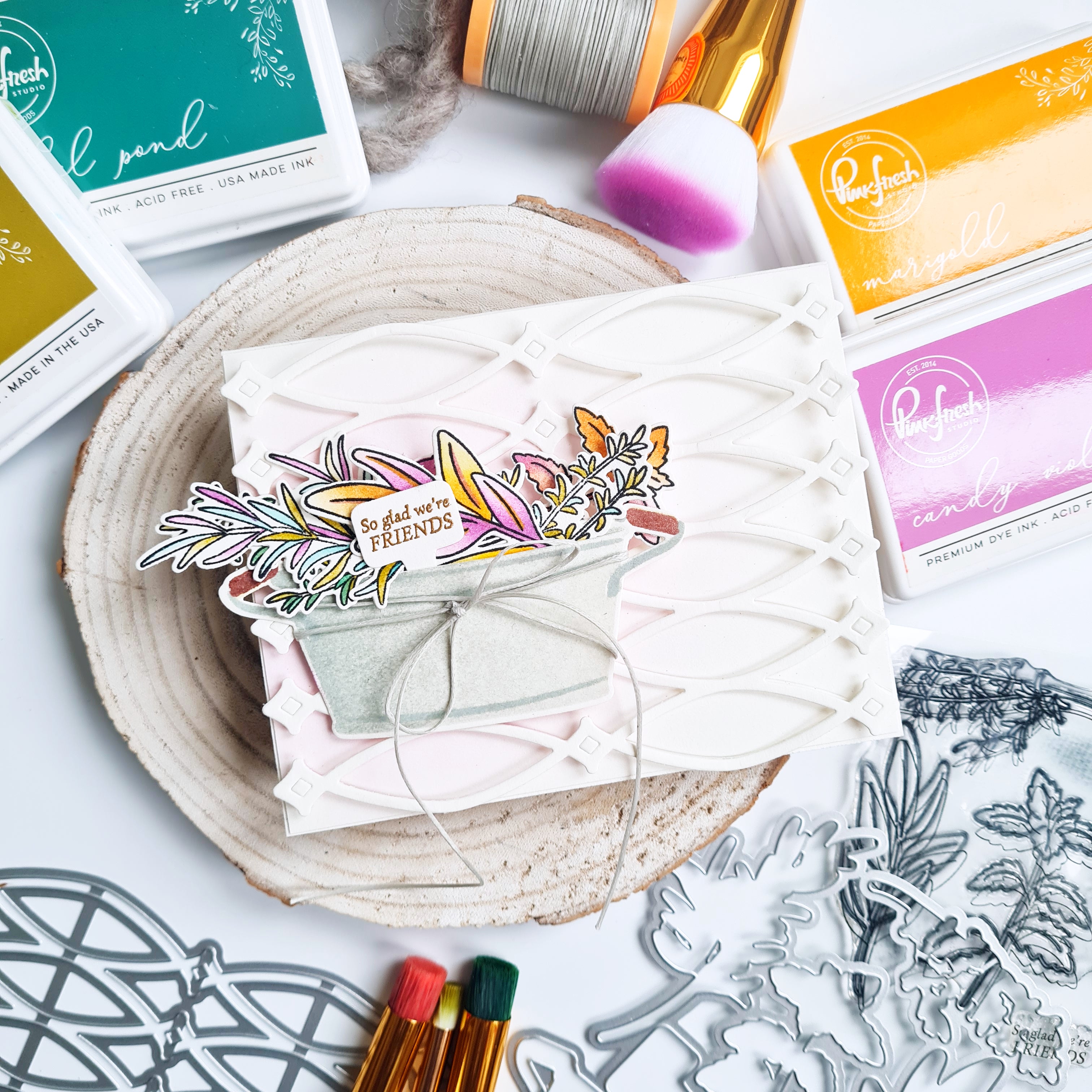 20点セット ❤︎ 新品 造花 HERVE GAMBS ＆ フランフラン Herb Garden die – Pinkfresh Studio