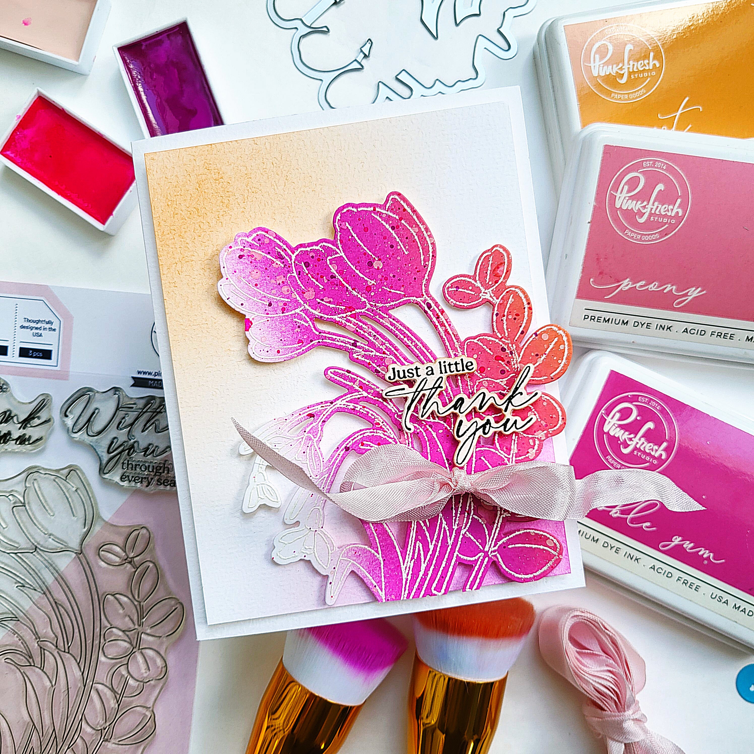 Timeless Tulips stamp – Pinkfresh Studio
