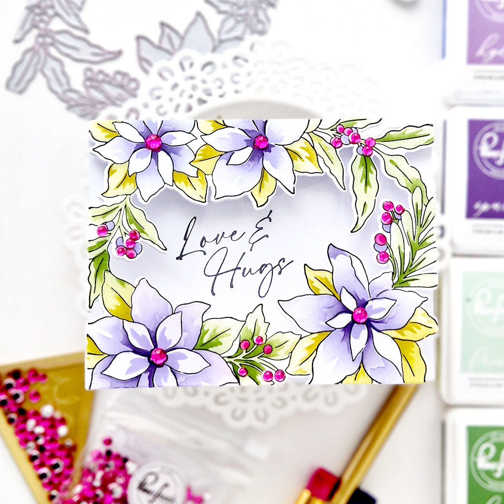 Poinsettia Frame die – Pinkfresh Studio