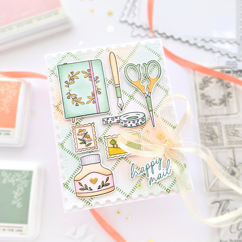 Essentials: Nested Rectangles Postage Edge